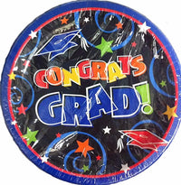 Piatti di Carta Laurea Congrats da 23 cm