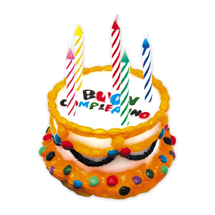 Candelina Torta Buon Compleanno 3D