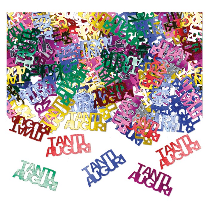 Confetti Decorativi Tanti Auguri Multicolor
