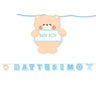 Festone Battesimo Celeste Teddy 25 cm