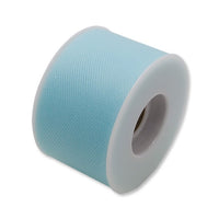 Tulle 5 cm x 50 mt colore Celeste Polvere