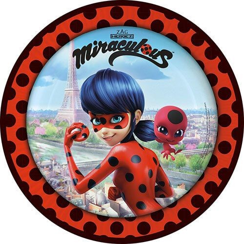 Piatti Miraculous da 23 cm