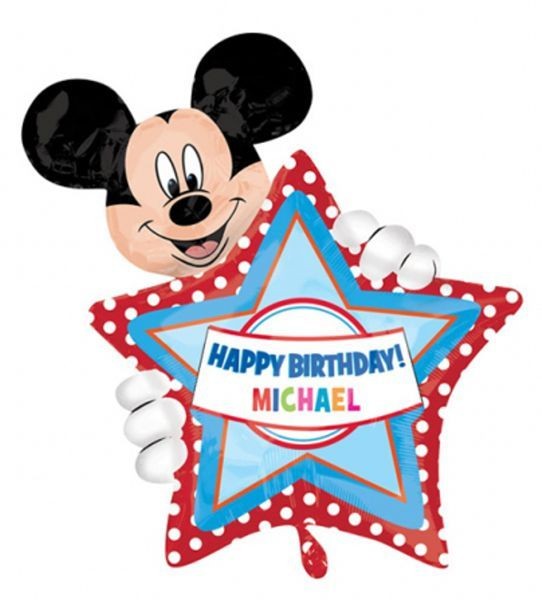 Palloncino SuperShape Mickey Mouse Personalizzabile