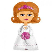 Palloncino Airwalkers Sposa Mylar 122 cm