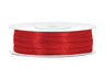 Nastrino Sottile di Stoffa Rosso 3 mm x 50 mt
