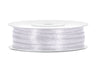 Nastrino Sottile di Stoffa Bianco 3 mm x 50 mt