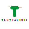 Festone Maxi Tanti Auguri Multicolor Cartoncino 6 m