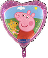 Palloncino Cuore Peppa Pig in Mylar