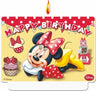 Candelina Minnie Mouse Boutique Happy Birthday 8 x 9 cm