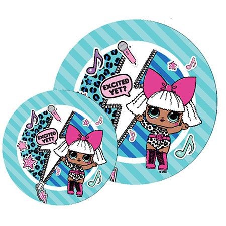 Piatti di Carta LOL Surprise da 23 cm (8 pz)