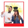 Maxi Photo Booth Anno Nuovo (8 pz) Cartoncino