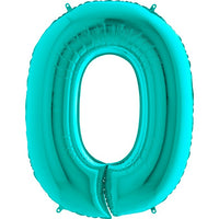 Palloncino Gigante Numero 0 (zero) - Tiffany Mylar 100 cm