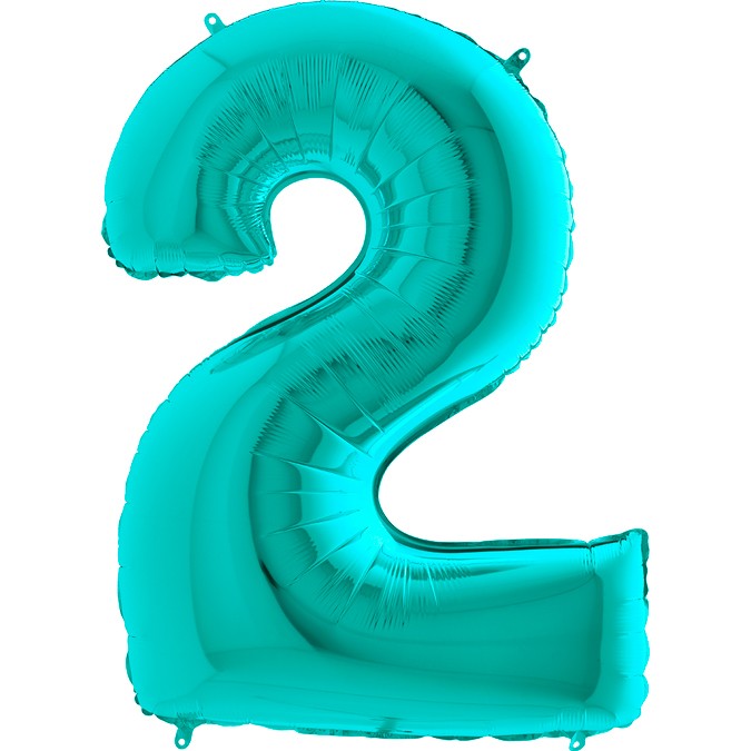 Palloncino Gigante Numero 2 (due) - Tiffany