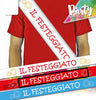 Fascia in Tessuto  il Festeggiato - Rosso 180 cm