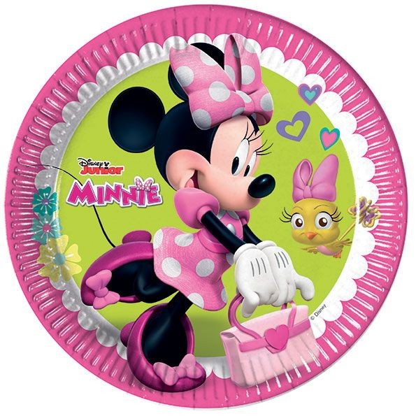 Piatti di Carta Minnie Happy Helpers da 23 cm (8pz)
