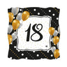Piatti 18 Anni Prestige (8 pz) Carta 19 cm Multicolor Nero