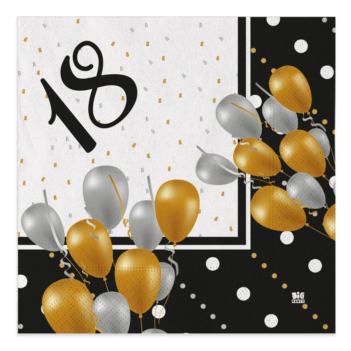 Tovaglioli 18 Anni Prestige (20 pz)
