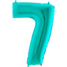Palloncino Gigante Numero 7 (sette) - Tiffany Mylar 100 cm