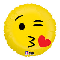 Palloncino Mylar Emoji Kiss 18"/46 cm