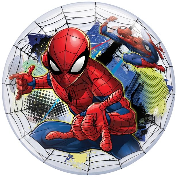Palloncino Bubble Spiderman da 22"