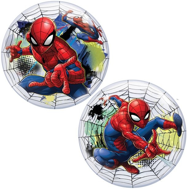 Palloncino Bubble Spiderman da 22"