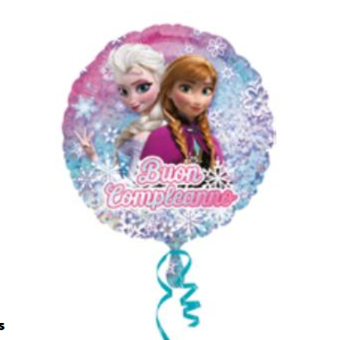 Palloncino Tondo Frozen Buon Compleanno