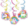 Ghirlanda Decorazione Unicorno Alluminio 61 cm
