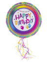 Pinata Tonda Happy Birthday