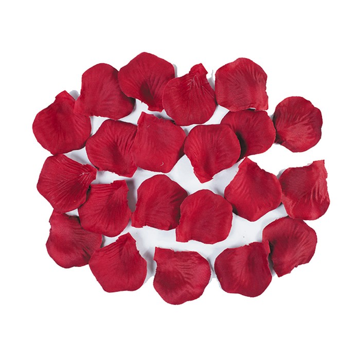 Petali Colore Rosso in Velluto