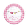 Piatti di Carta Baby Shower Girl da 18 cm (10pz)