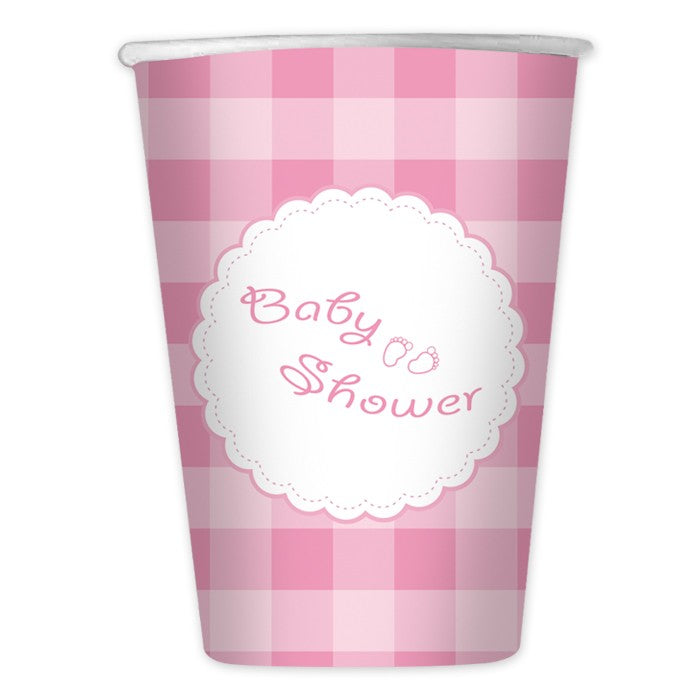 Bicchieri di Carta Baby Shower Girl 200 cc (10pz)