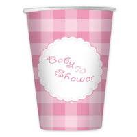 Bicchieri di Carta Baby Shower Girl 200 cc (10pz)