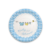 Piatti di Carta Baby Shower Boy da 18 cm (10pz)