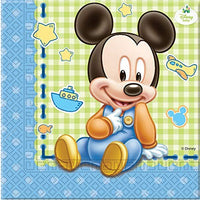 Tovaglioli di Carta Baby Mickey Mouse (20 pz) 33 x 33 cm