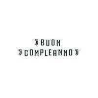 Festone Juventus Buon Compleanno 215 x 15 cm 215 cm