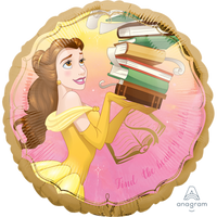 Palloncino Tondo "Belle" Once Upon a Time Mylar