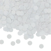 Coriandoli di Carta Tondi Bianchi 2 cm Bianco
