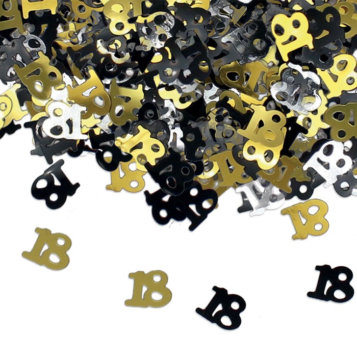 Confetti Decorativi Numero 18 Prestige