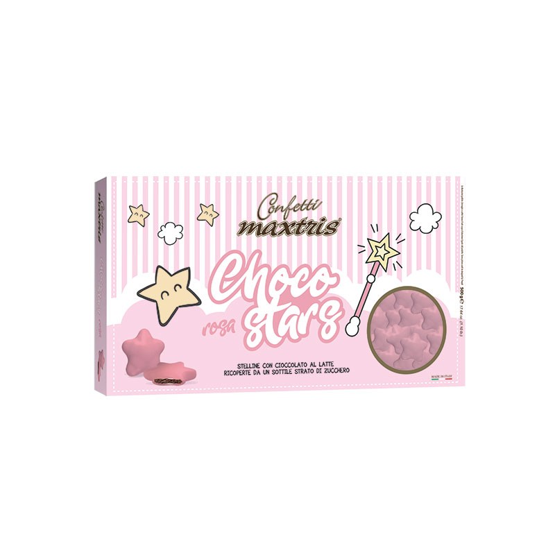 Confetti Maxtris Stelline Rosa 500 gr