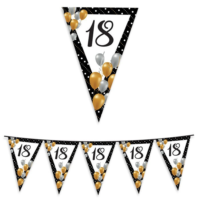 Festone Bandierina Compleanno 18 Anni Prestige