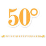 Festone 50 Anniversario 600 x 25 cm 600 cm