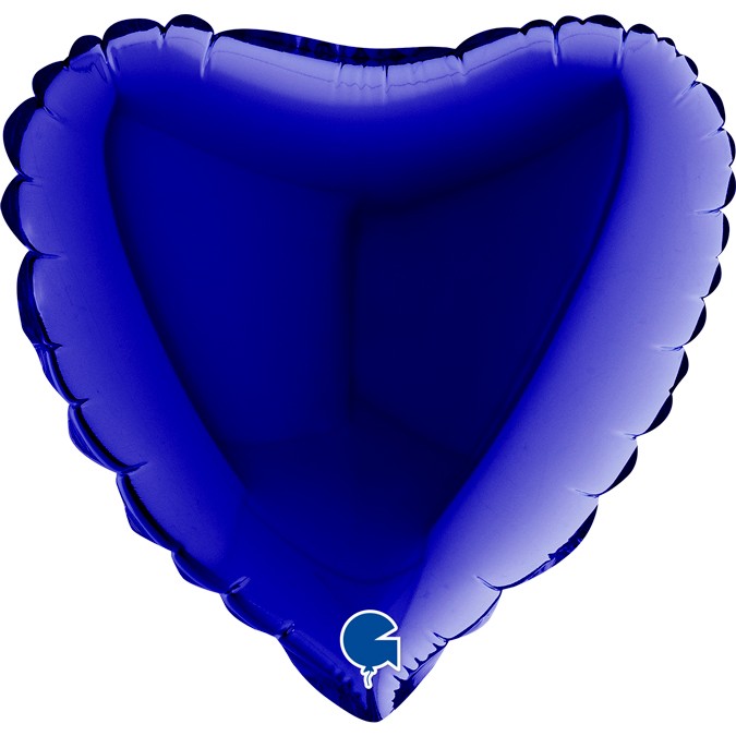 Palloncino Mini Cuore Blu Capri 9"