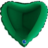 Palloncino Mini Cuore Verde 9" Mylar 23 cm