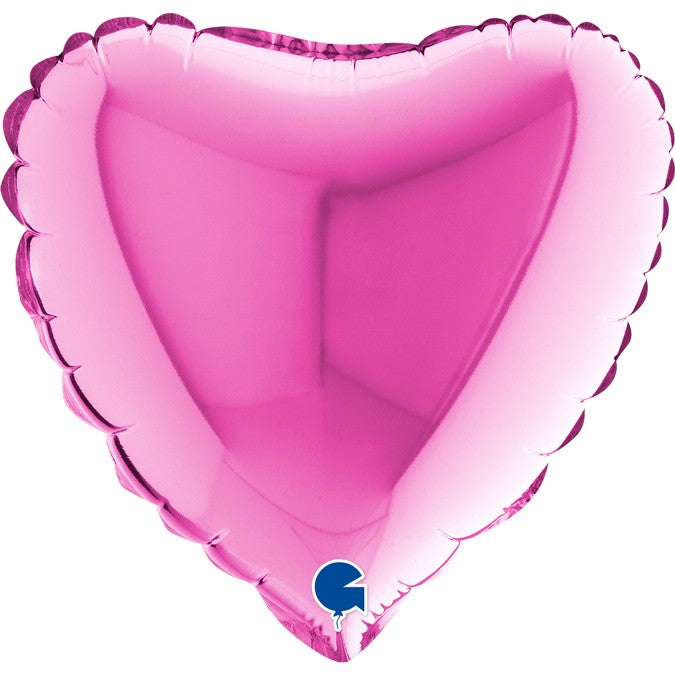 Palloncino Mini Cuore Fucsia 9"