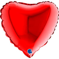 Palloncino Mini Cuore Rosso 9" Mylar 23 cm