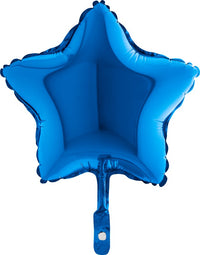 Palloncino Mini Stella Blu 9" Mylar 23 cm