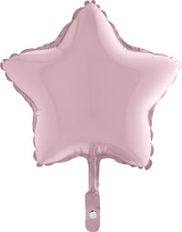 Palloncino Mini Stella Rosa 9" Mylar 23 cm