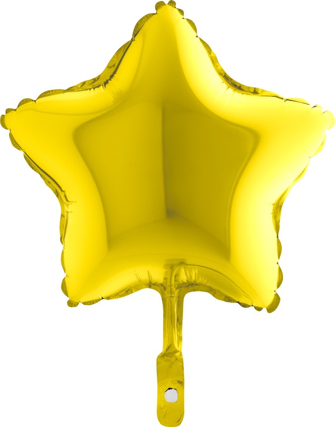 Palloncino Mini Stella Gialla 9"