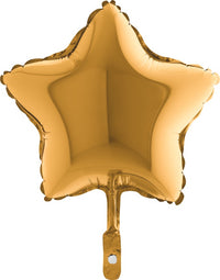 Palloncino Mini Stella Oro 9" Mylar 23 cm