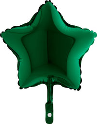 Palloncino Mini Stella Verde 9" Mylar 23 cm